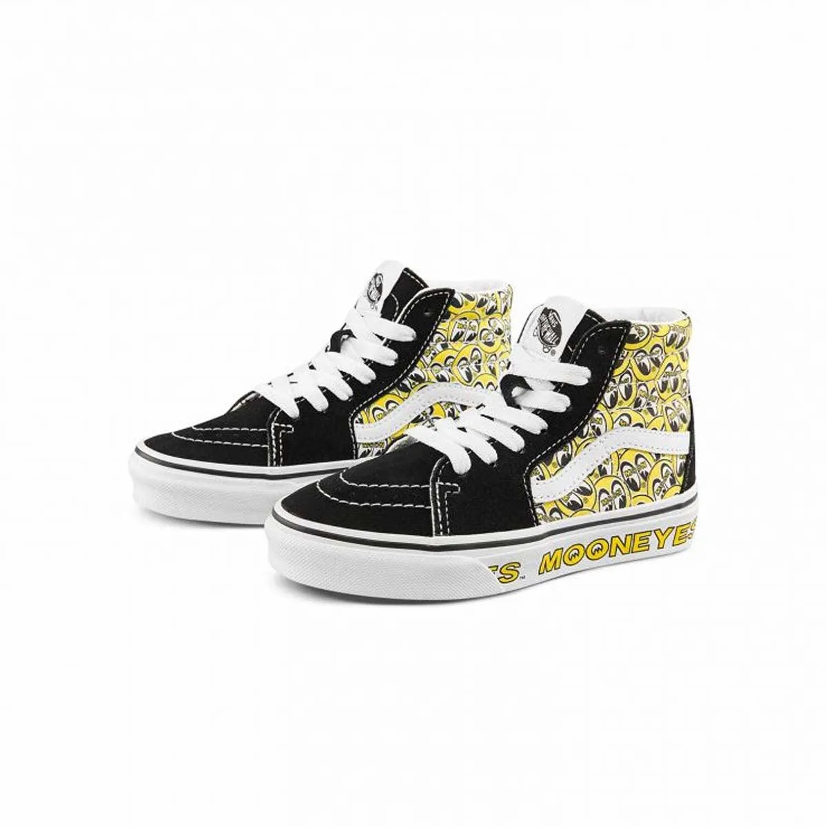 + Mooneyes Kid's SK8-Hi 'Black Yellow'