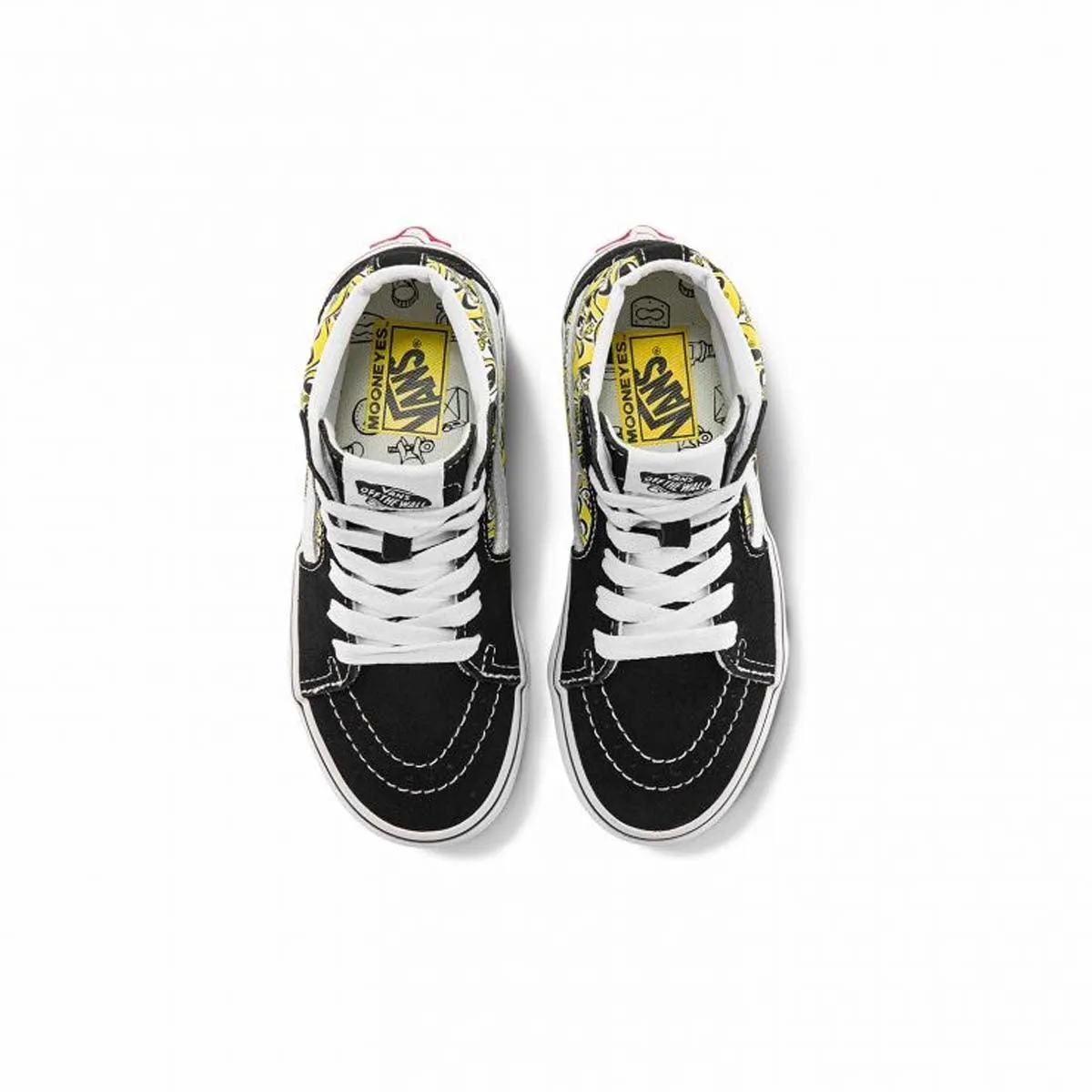 + Mooneyes Kid's SK8-Hi 'Black Yellow'