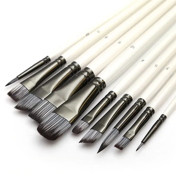 10-Pieces Paint Brushes Set