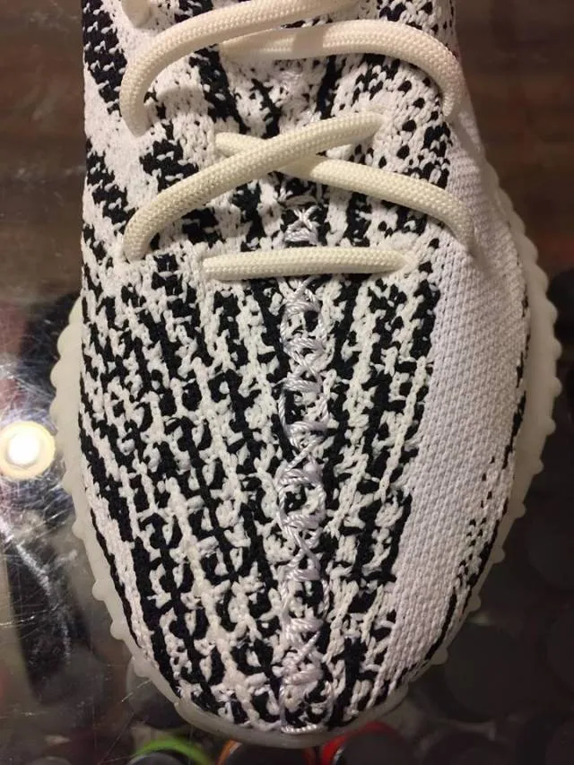 2017 Adidas Yeezy Boost 350 V2 Zebra Black White Youth