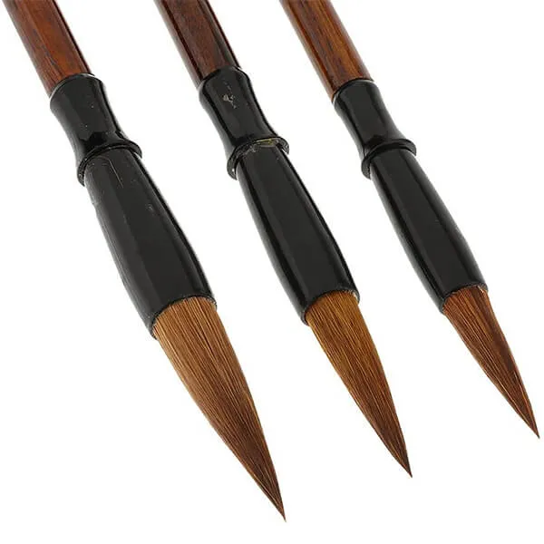 3 Pieces Calligraphy Brushes Set