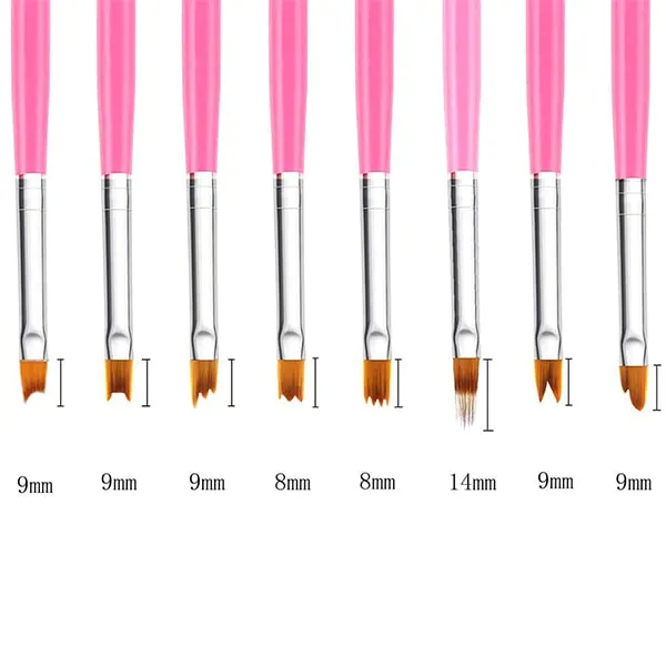 8 Pieces One-Stroke Brush Set