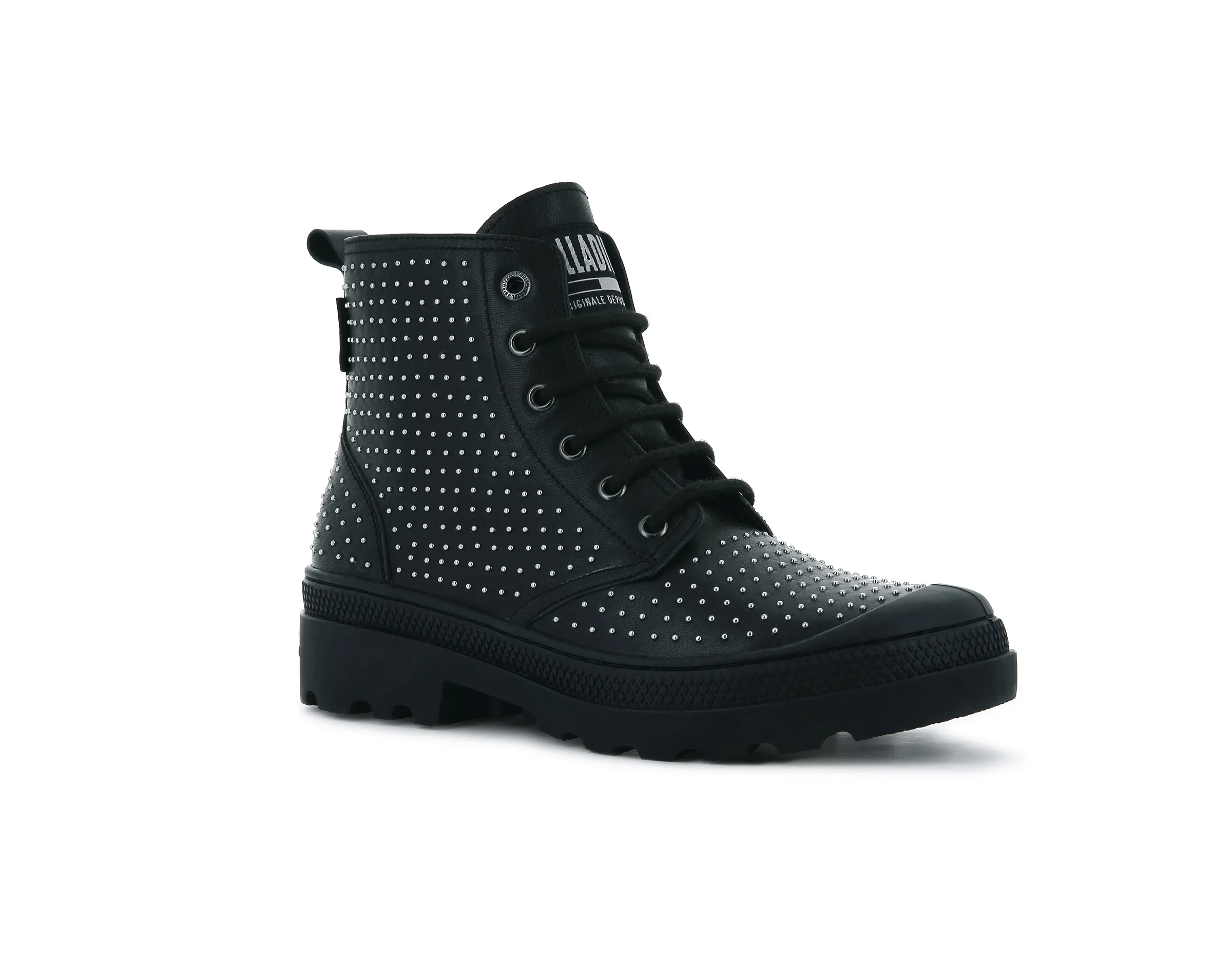 96950-001-M | PAMPA AVENUE HI ZIP STUD | BLACK/BLACK