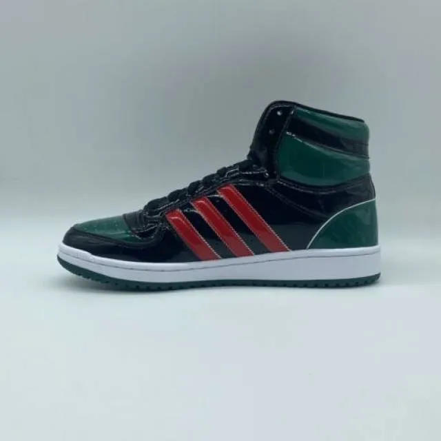 Adidas Top Ten Hi RB Black Green Red Patent Leather FX78...