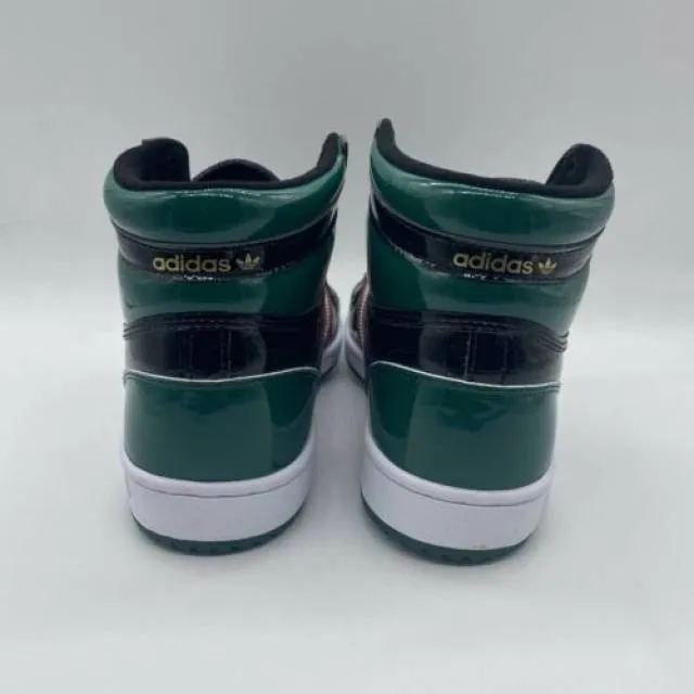 Adidas Top Ten Hi RB Black Green Red Patent Leather FX78...