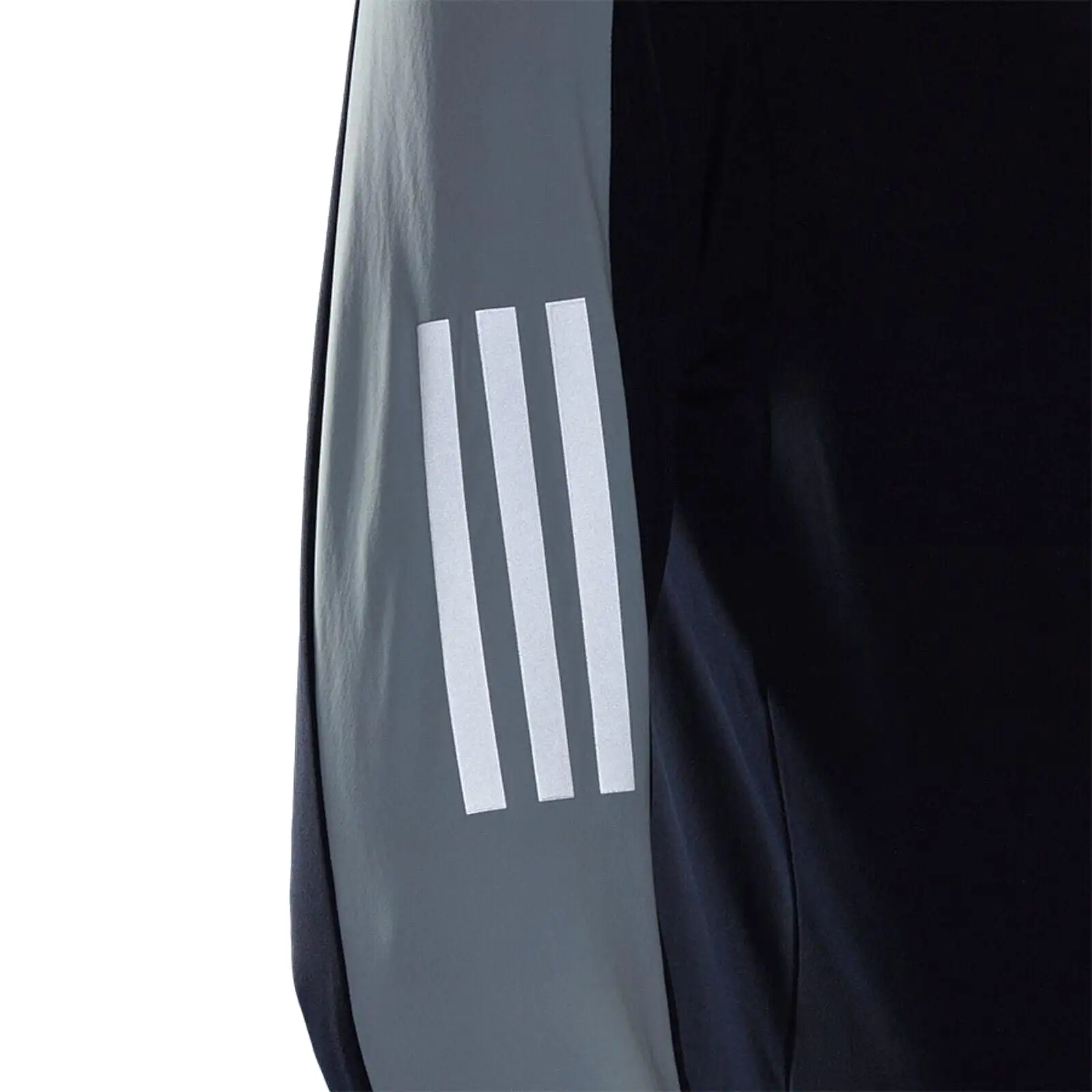 adidas Womens Running Top Own The Run Colorblock Long-Sleeved Dark Blue Yellow