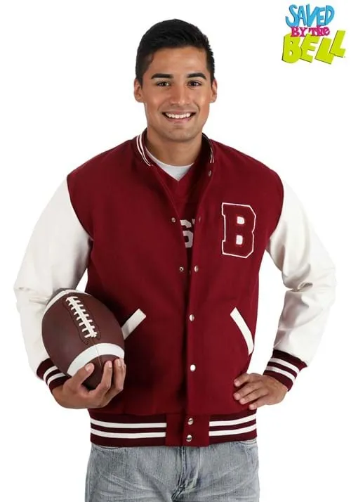 Adult Saved By The Bell Bayside High Letterman's Jacket