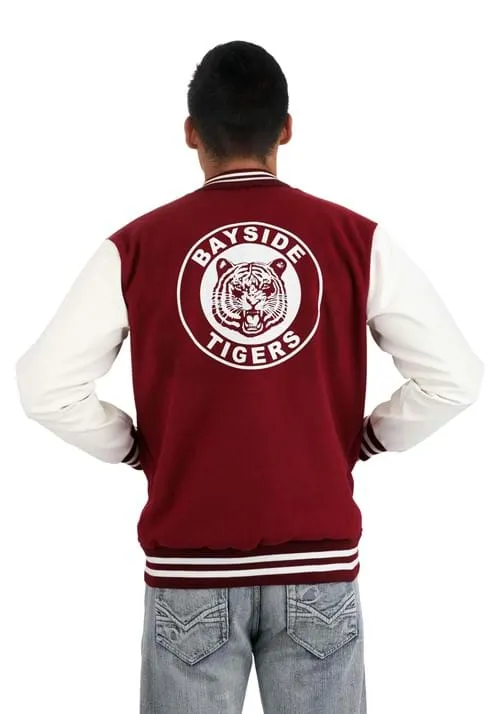 Adult Saved By The Bell Bayside High Letterman's Jacket