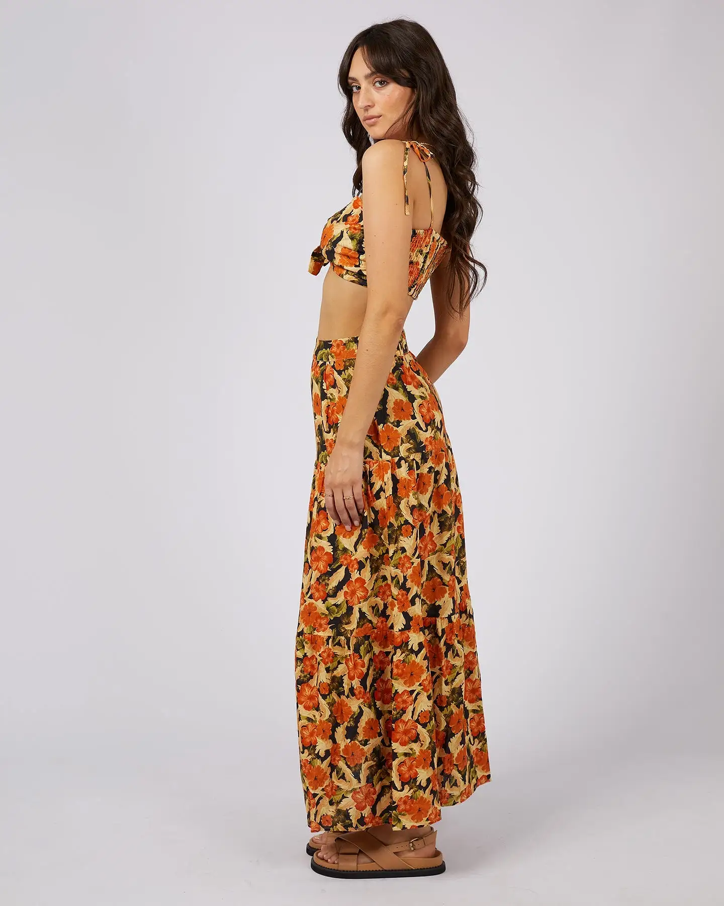 All ABout Eve Margot Floral Maxi Skirt - Print