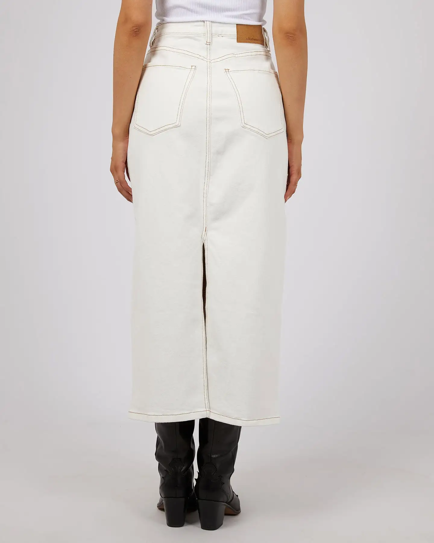 All about Eve Ray Comfort Maxi Skirt - Vintage White