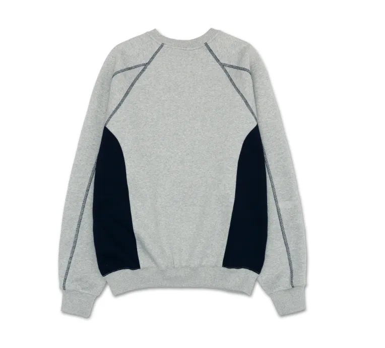 AMES-WORLDWIDE  |Unisex Street Style Long Sleeves Plain Cotton Sweatshirts