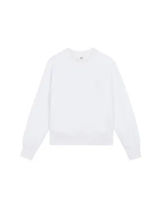 AMI PARIS  |Unisex U-Neck Long Sleeves Plain Cotton Logo Designers