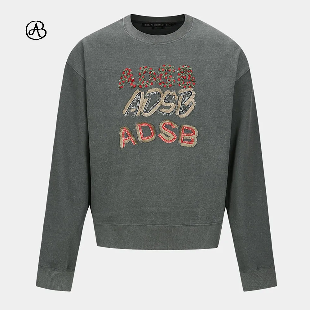 ANDERSSON BELL  |Monogram Unisex Street Style Long Sleeves Cotton Sweatshirts