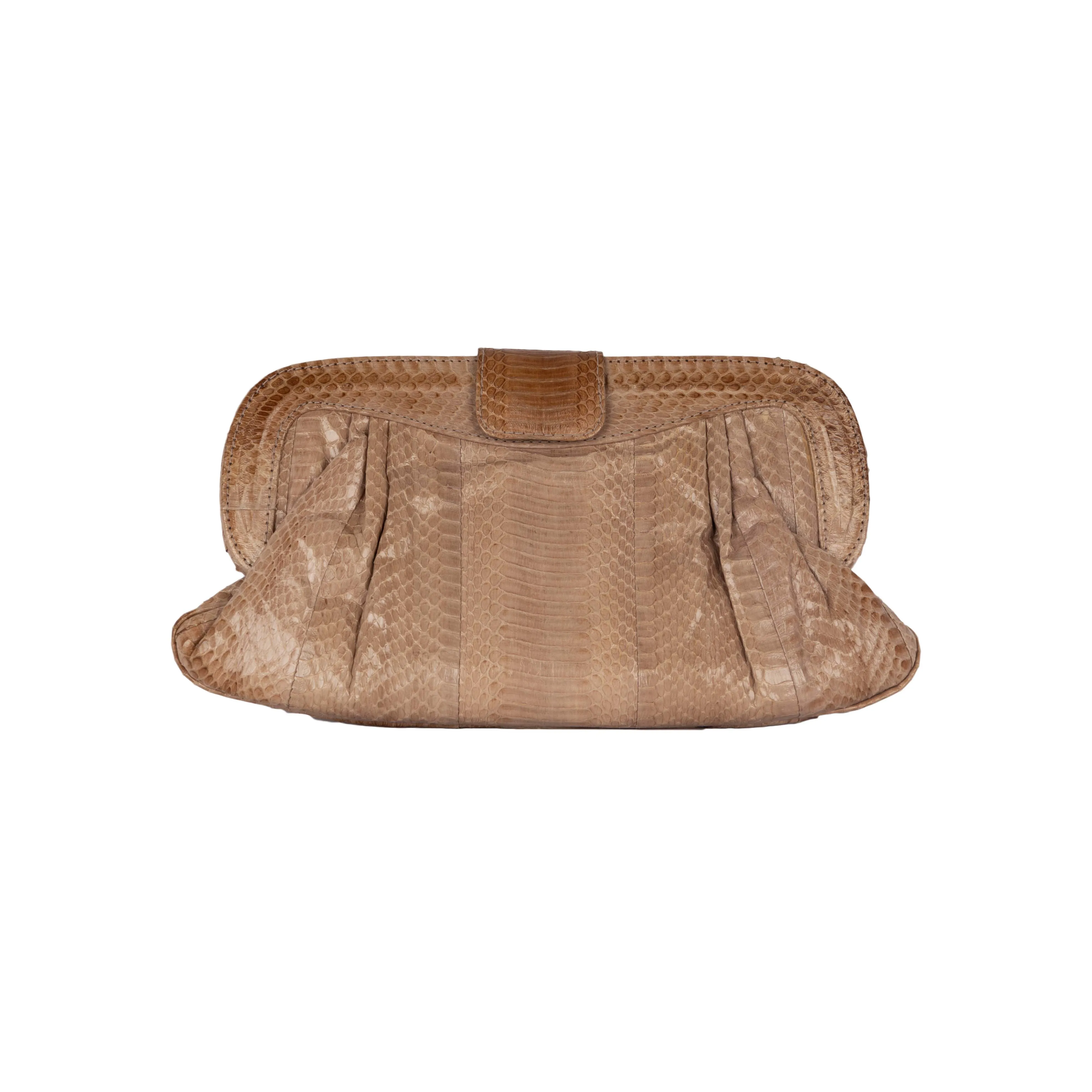 Angel Jackson Chandra Beige Clutch - '00s