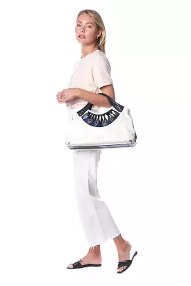 Bellorita Feather White Tote