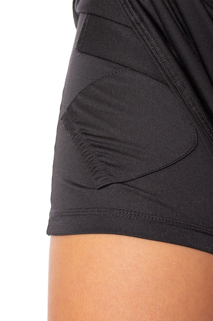 Black Top Golf Pull-On Skort