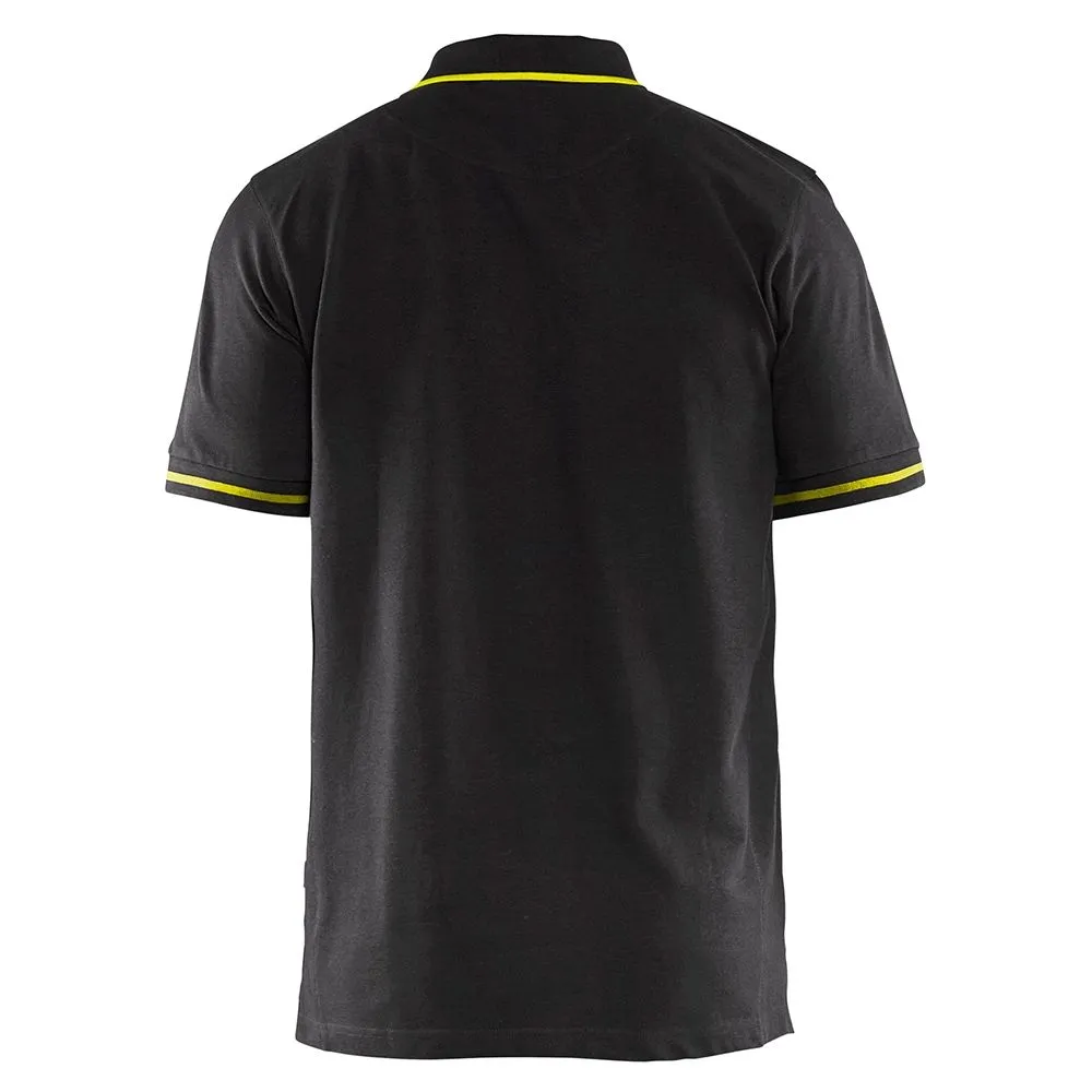 Blåkläder 3389-1050 Polo Shirt - Black/High Vis Yellow