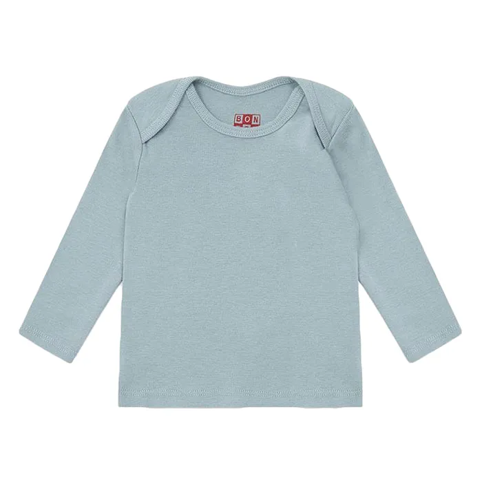 Bonton Baby Tina Long Sleeved T-shirt Thunder Blue