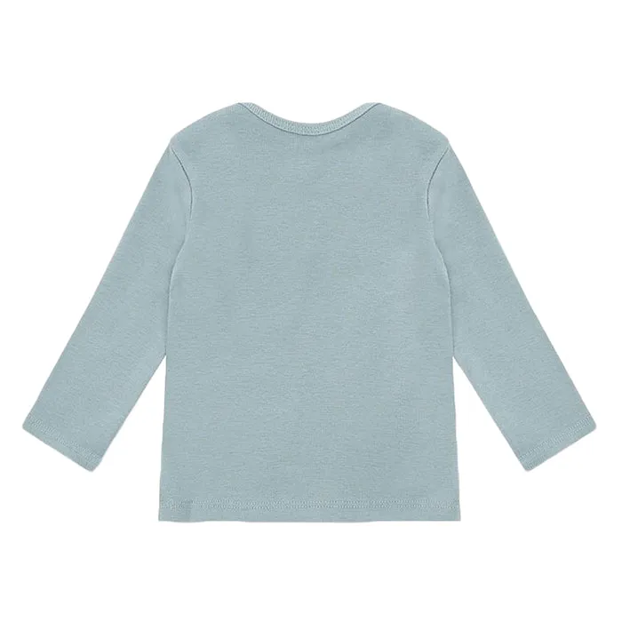 Bonton Baby Tina Long Sleeved T-shirt Thunder Blue