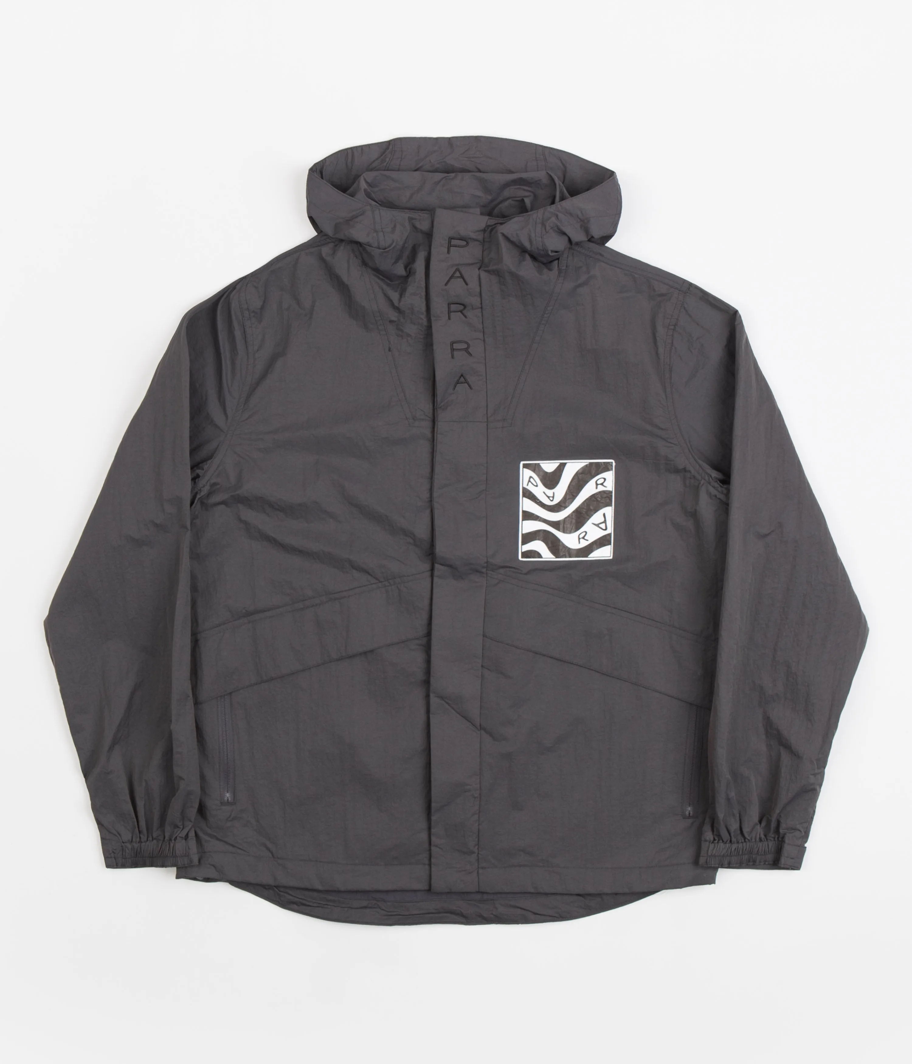 by Parra Distorted Logo Jacket - Stone Grey