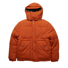 By Parra Trees In The Wind Puffer Jacket Sienna Orange 50242