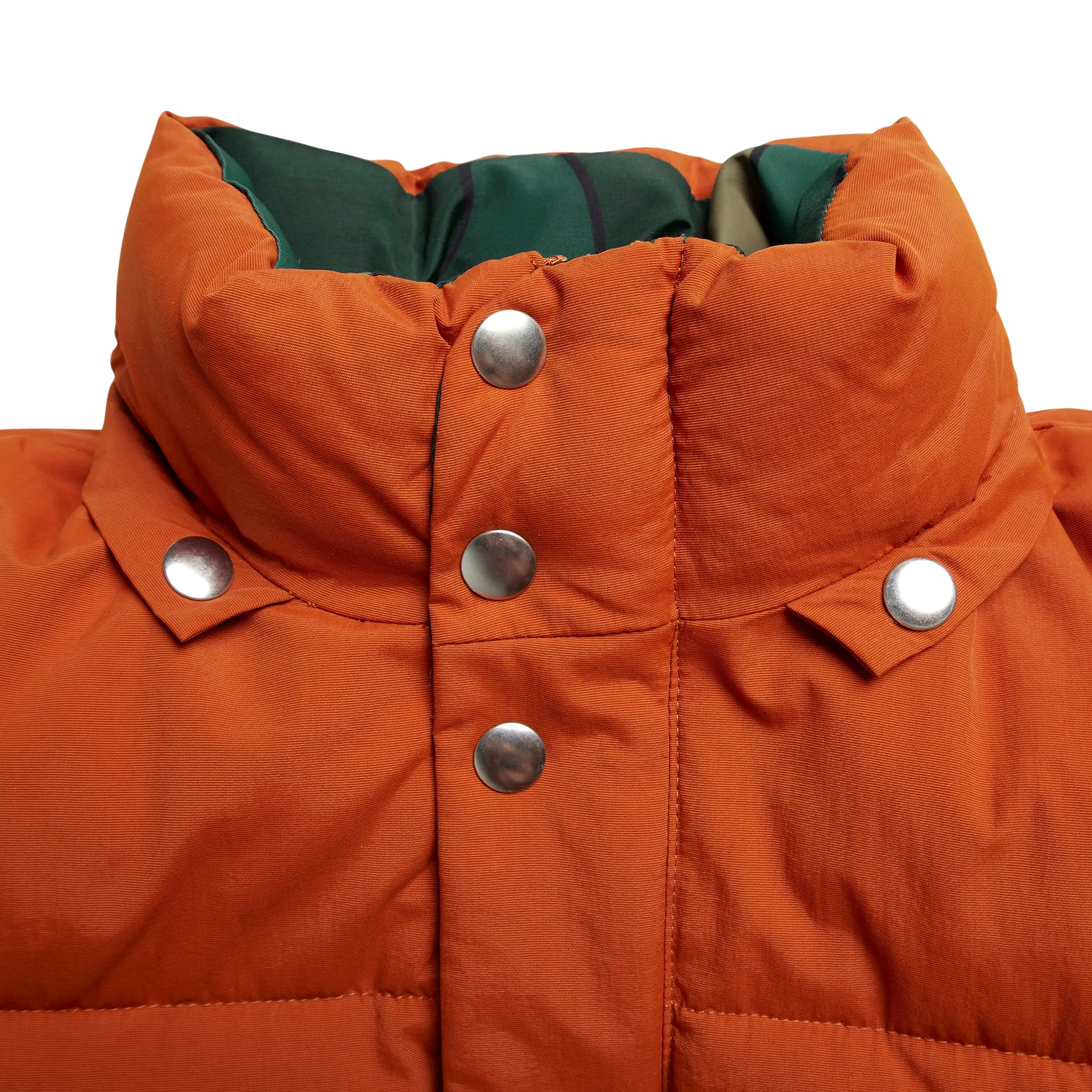 By Parra Trees In The Wind Puffer Jacket Sienna Orange 50242