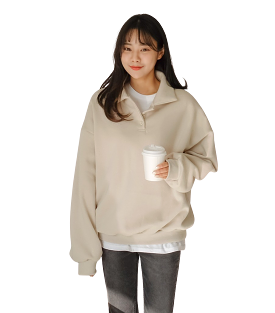 Casual Cozy Brushed Sweatshirts Long Sleeved Tops for Womens Warm Korean Kpop Style