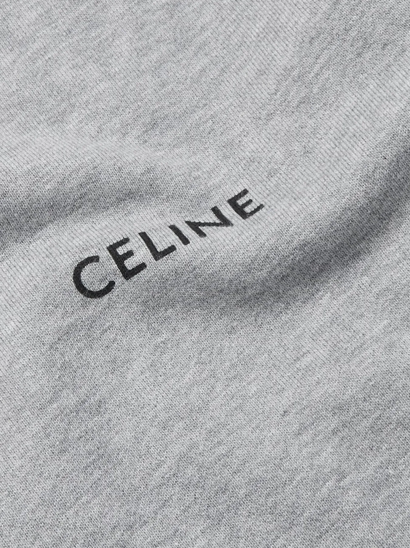 CELINE  |Crew Neck Unisex Street Style Long Sleeves Plain Cotton Logo