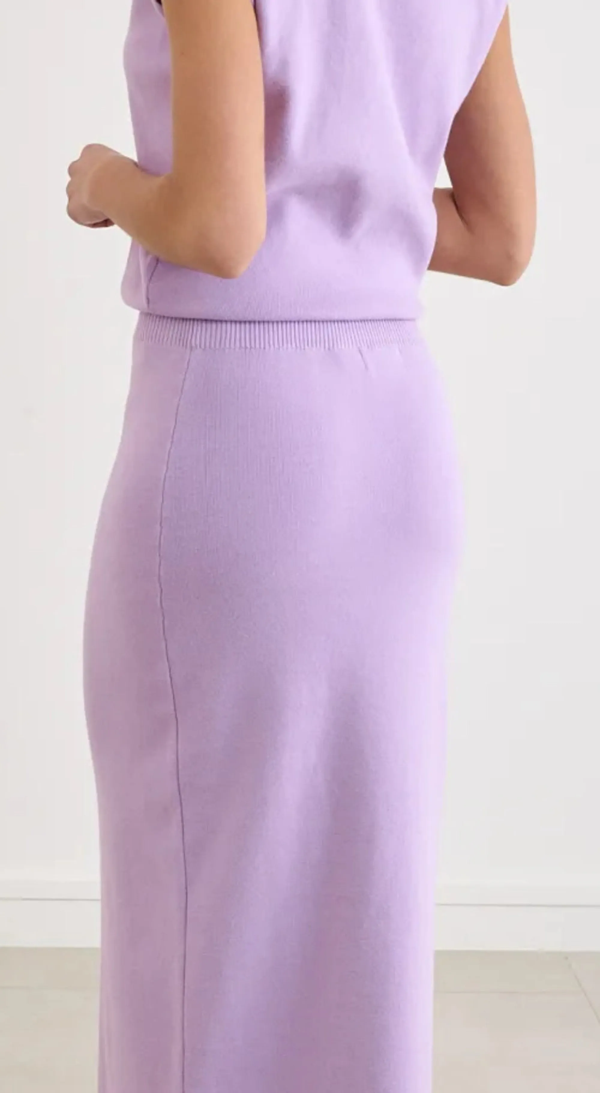 Clever Alice Maxi Skirt- Lilac