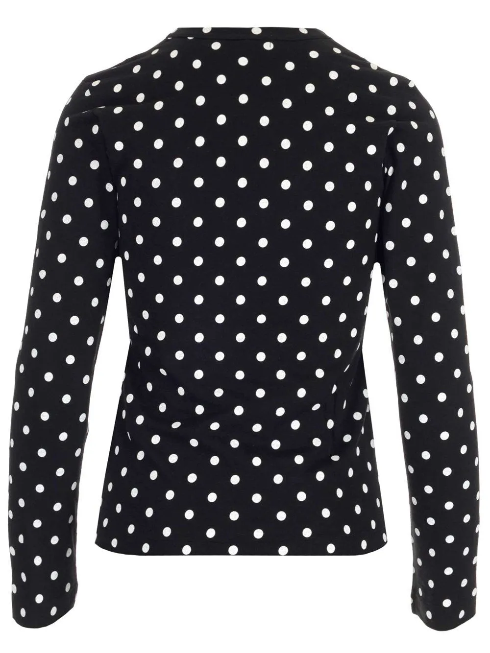 Comme des Garons Play Polka Dot Long-Sleeved T-Shirt