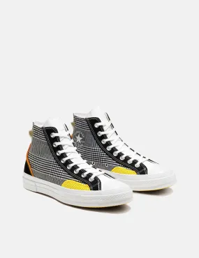 Converse Chuck 70 Hacked Fashion Hi (168696C) - Black/White/Speed Yellow