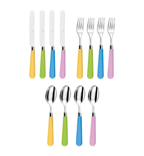 Cutlery Set 12 Pieces - Pastel Multicolour