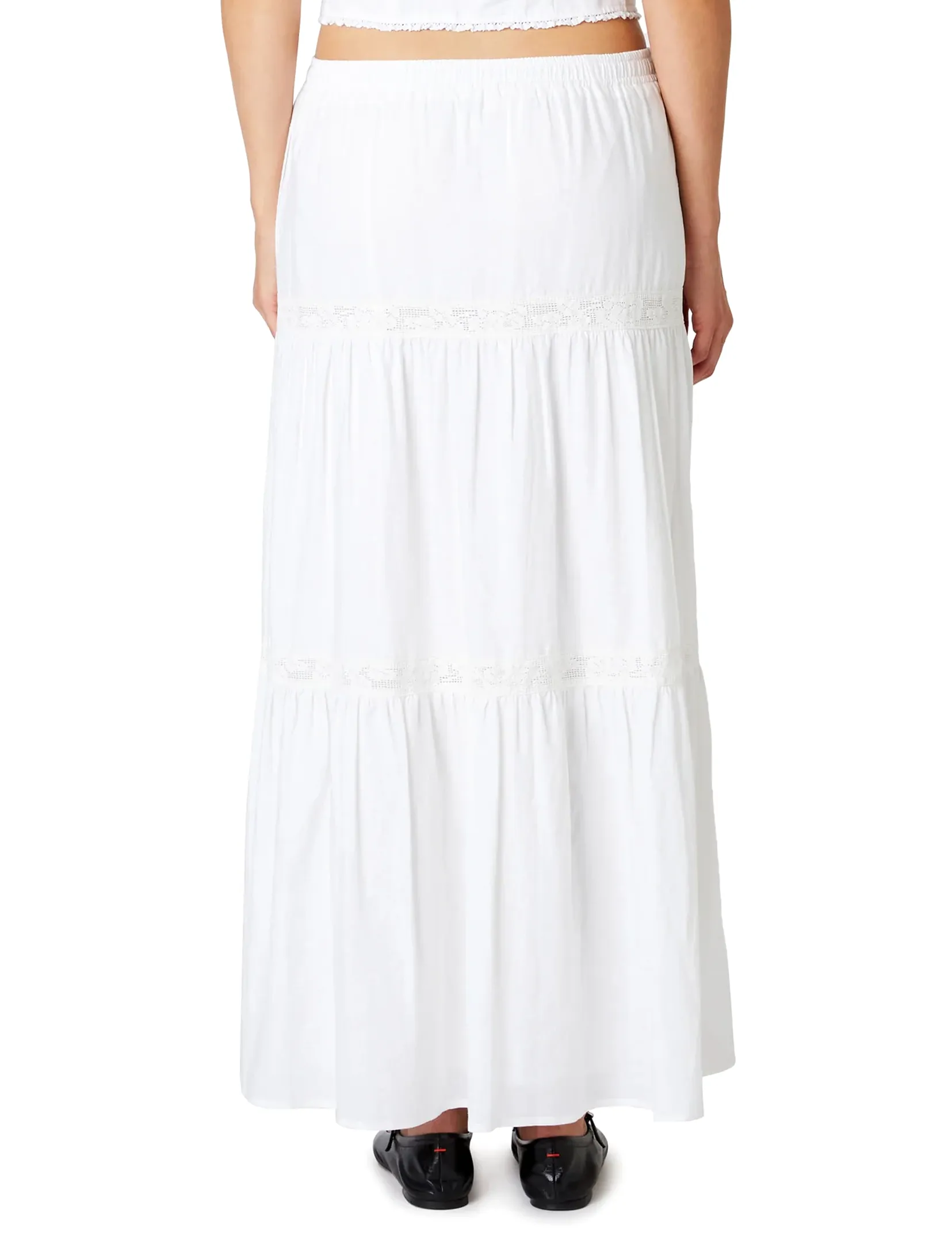 Dove Maxi Skirt, White