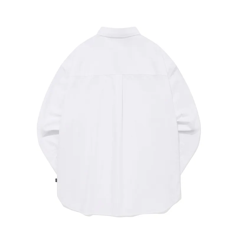 Fallett  |Unisex Street Style Long Sleeves Plain Cotton Logo Shirts