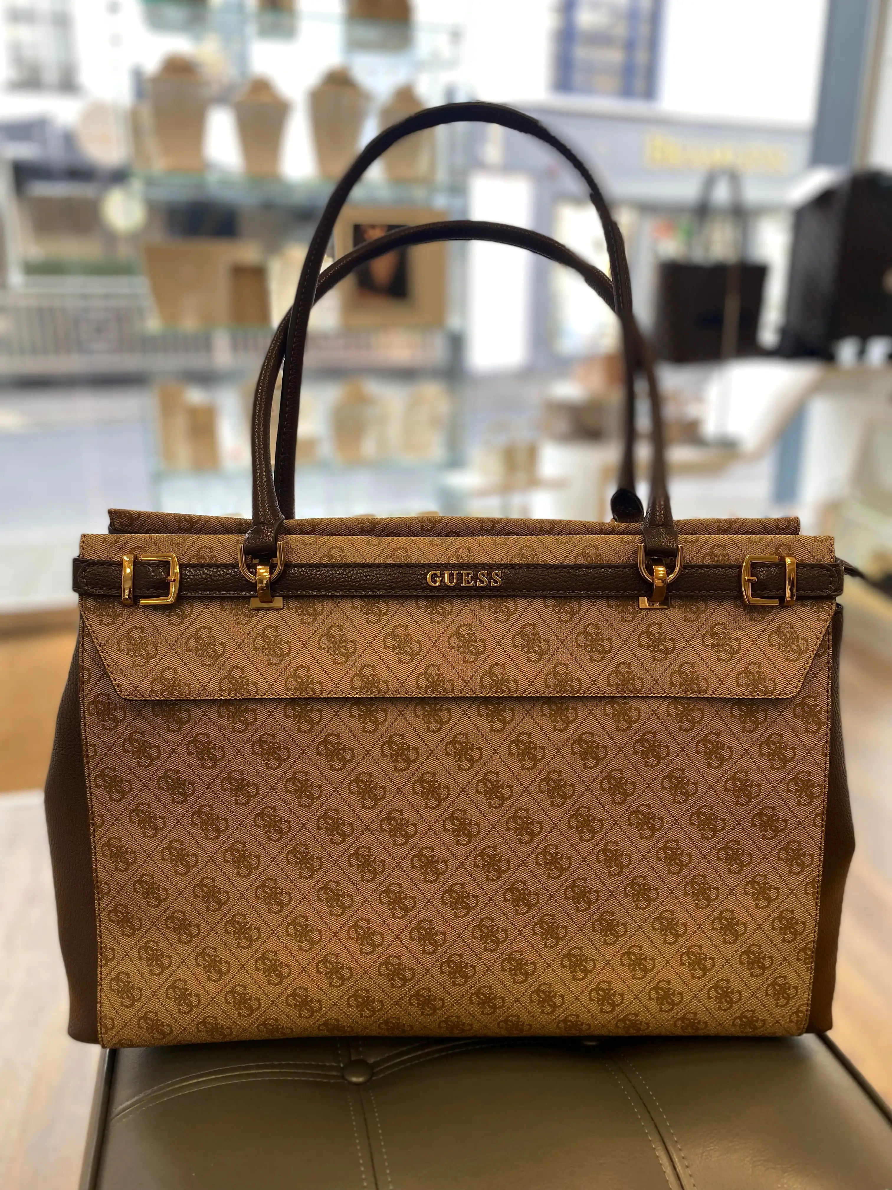 GUESS SESTRI CARRY ALL WEEKEND BAG