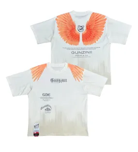 GUNZINII ANGEL TEE W/ RHINESTONE DETAIL GZ426-OFF WHITE