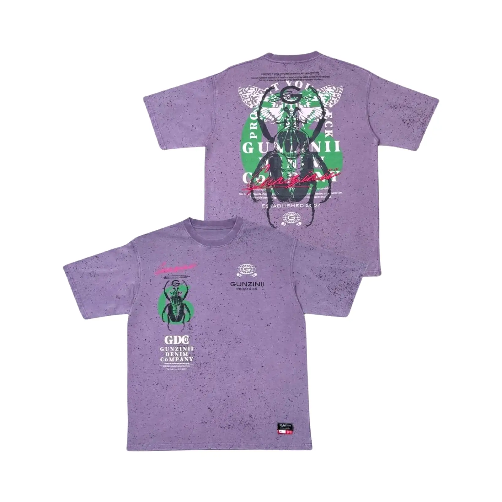 Gunzinii Bee Purple Muave Tee