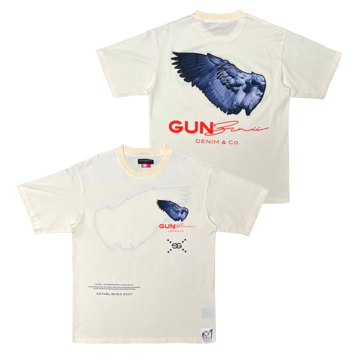 Gunzinii The Wing Cream Tee