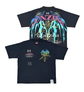 GUNZINII WEB TEE TSHIRT (GZ435 BLACK)