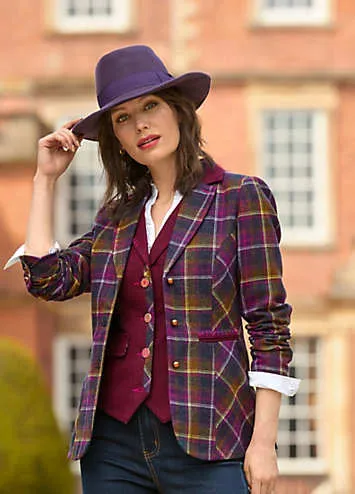 Heritage Check Mix & Match Jacket by Joe Browns | Look Again