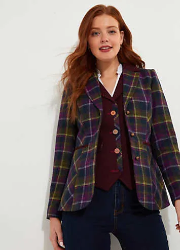 Heritage Check Mix & Match Jacket by Joe Browns | Look Again