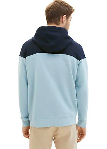 Hooded Colourblock Sweat Jacket by Tom Tailor | Look Again