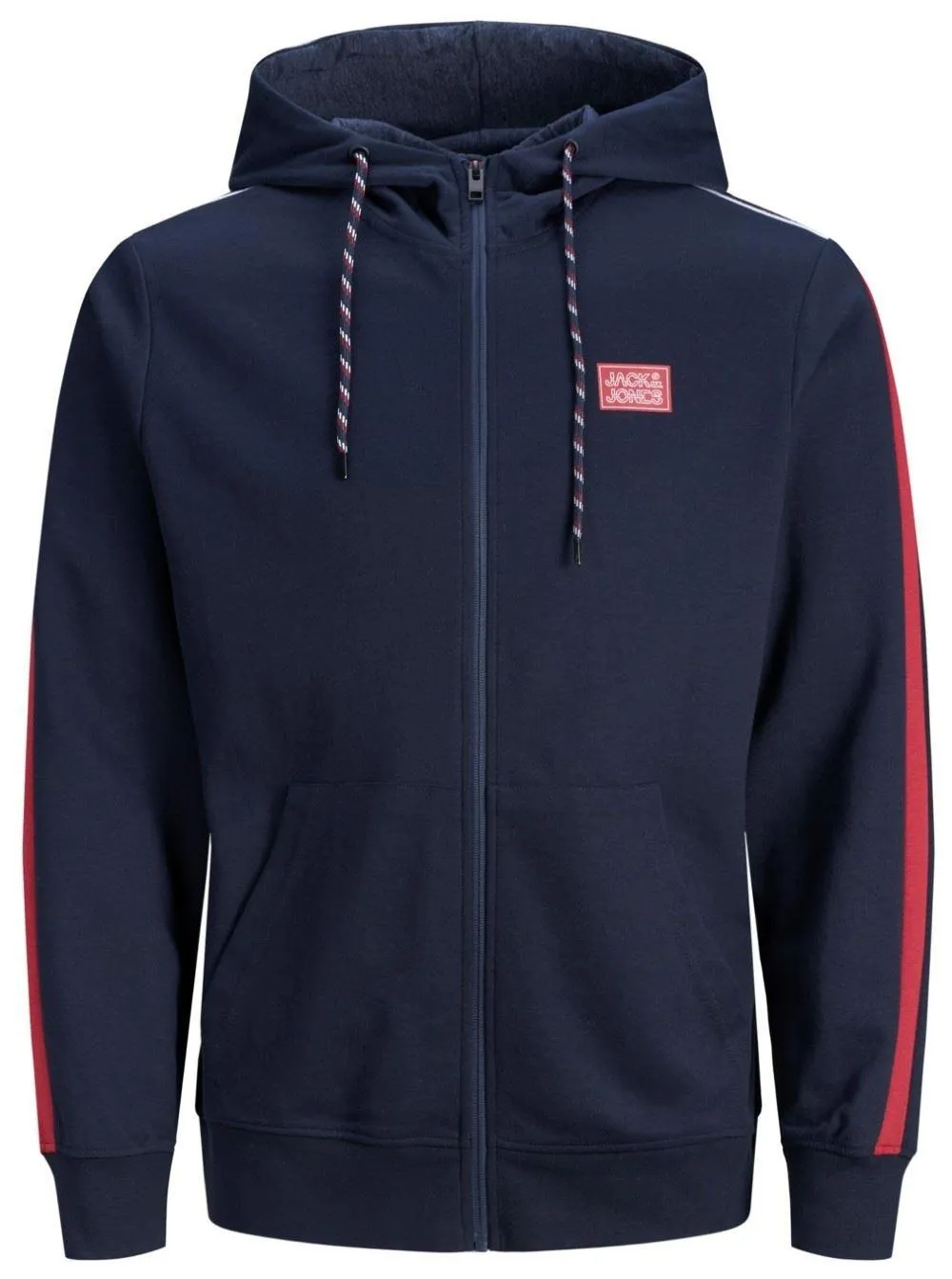 Jack & Jones Island Zip Hoody - Navy