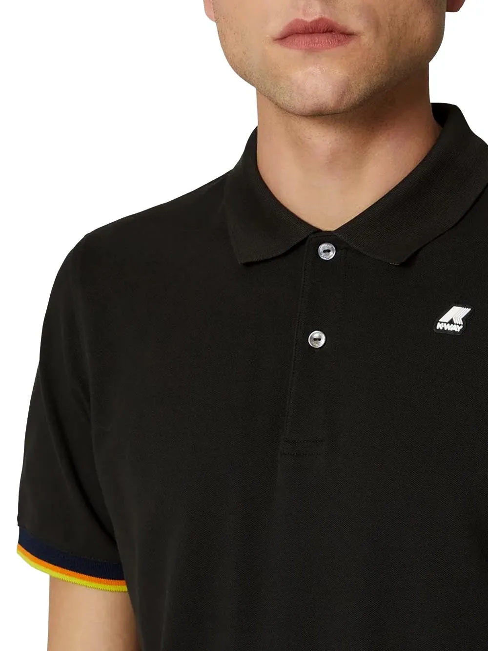 K-Way Polo Uomo Nero