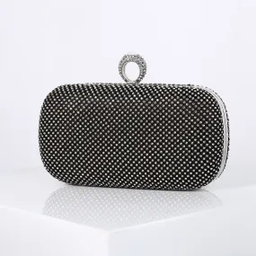 Kirstie Black Rhinestone Clutch