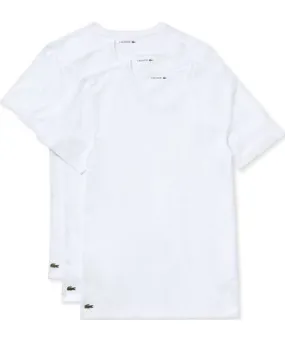 Lacoste Men's 3-Pack V-Neck Slim Fit Undershirts