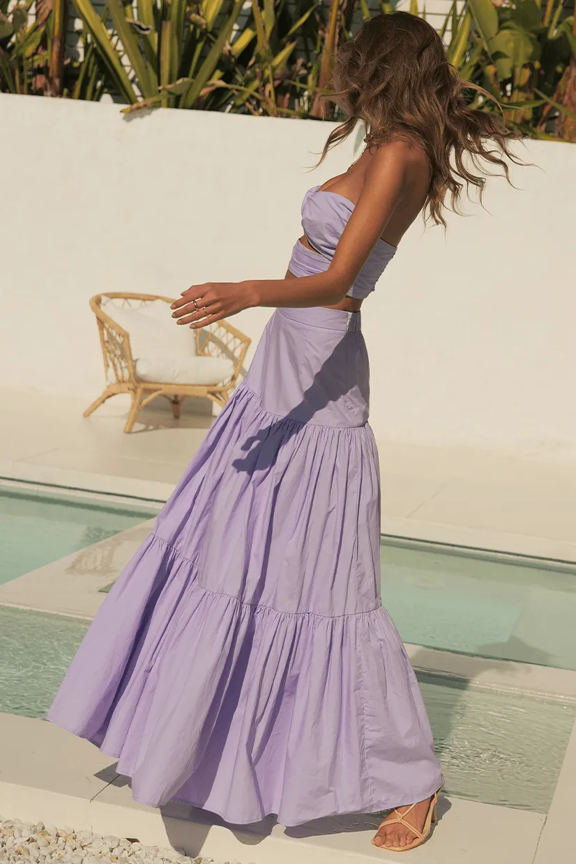 Leilani Maxi Skirt - Lavender