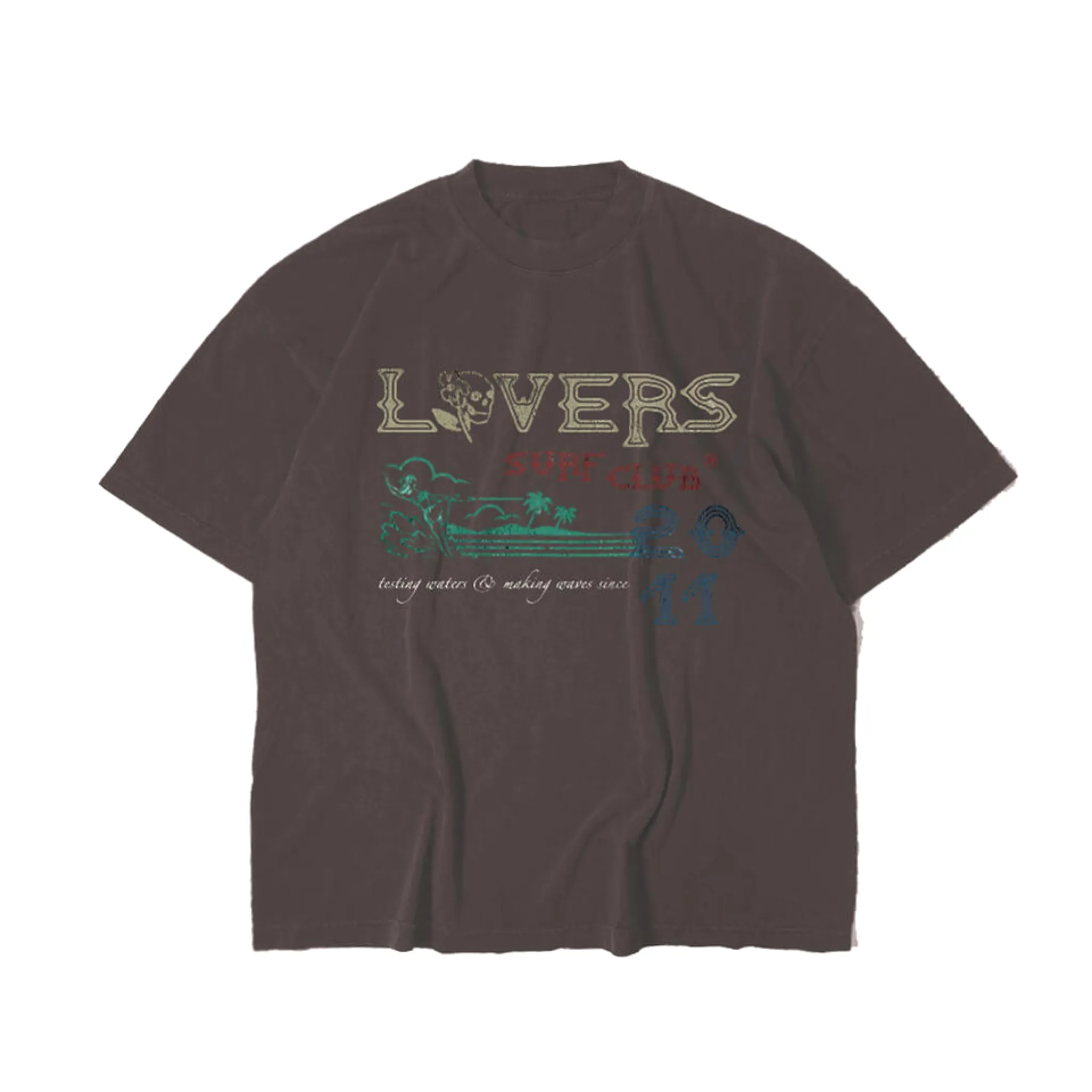 Lifted Anchors Lovers T-shirt (Camel)