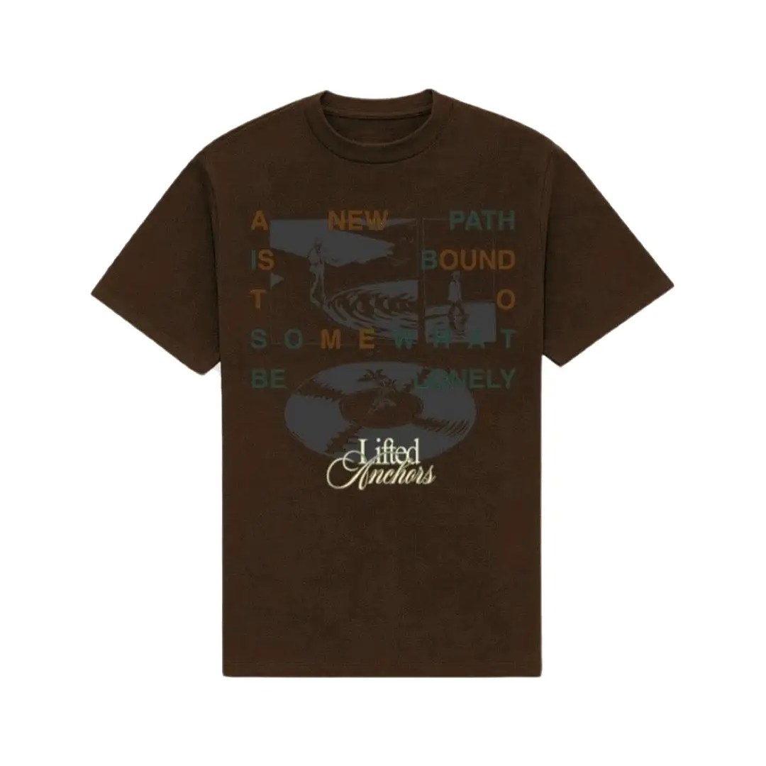 Lifted Anchors “Pathfinder” Brown Tee