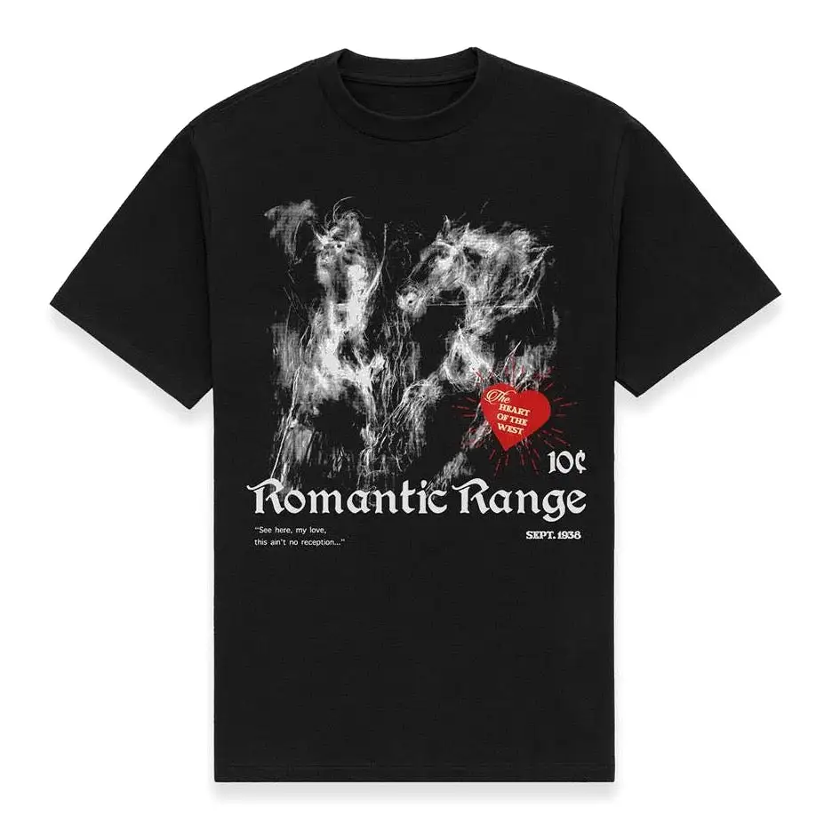 Lifted Anchors Romantic Range Tee (Black)